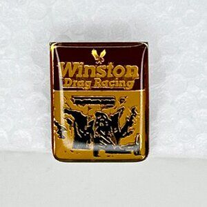 Vintage 1988 Winston Drag Racing Hat/Jacket/Lapel Pin
